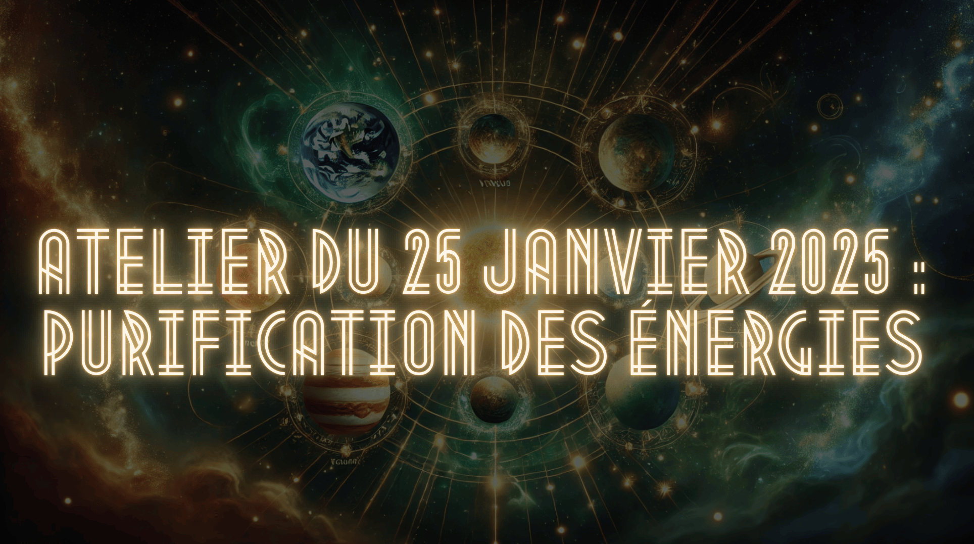 Inscription à l'atelier gratuit "Purification des énergies pur